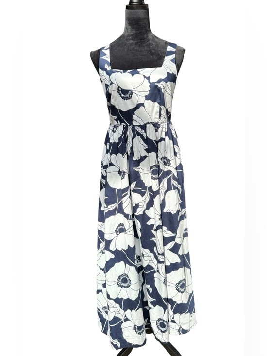 Boden Dresses & Skirts - Boden Floral Navy and White Square Neck Maxi Dress Size 4US